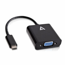 USB C to VGA Adapter V7 V7UCVGA-BLK-1E Black