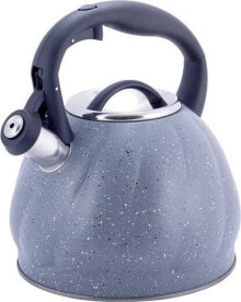 Kamille Steel kettle with whistle 3L gray KM-1073