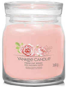 Duftkerze im Glas Fresh Cut Roses mit 2 Dochten - Yankee Candle Singnature