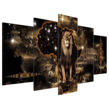 Acrylglasbild Golden Lion