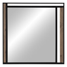 Настенное зеркало NUDE Чёрный Бежевый 70 x 2 x 70 cm