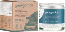 Aufhellendes natürliches Zahnpulver mit englischem Pfefferminzgeschmack - Georganics English Peppermint Natural Toothpowder