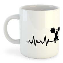 Кружки, чашки, блюдца и пары kRUSKIS Fitness Heartbeat Mug 325ml