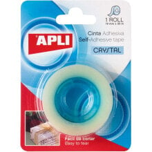 Adhesive Tape Apli Transparent Paper 10 Pieces 19 x 33 mm