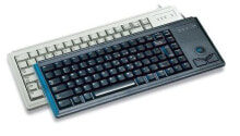 Клавиатуры cHERRY Compact keyboard G84-4400, light grey, RB клавиатура USB Серый G84-4400LUBRB-0