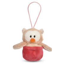 NICI Reversible Owl Owluna In Nest 12 cm Teddy