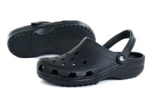 Мужские шлепанцы мужские шлепанцы черные резиновые пляжные закрытые Crocs 10001-001
