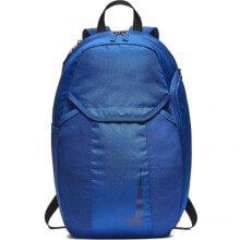 Женские спортивные рюкзаки рюкзак спортивный Nike Academy BA5508-438 backpack синий однотонный с логотипом