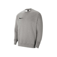 Женские кроссовки мужской свитшот спортивный серый с логотипом Nike Park 20 Crew Fleece