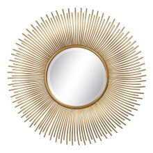 Wall mirror Golden Metal 80 x 6 x 80 cm