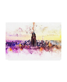 Trademark Global philippe Hugonnard NYC Watercolor Collection - New York Skyline Canvas Art - 36.5
