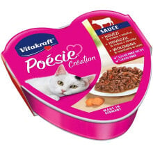 VITAKRAFT Poesie creation sos beef/carrot wet cat food 85g