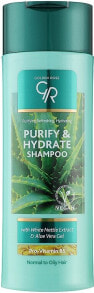 Shampoo für normales und fettiges Haar - Golden Purify & Hydrate Shampoo