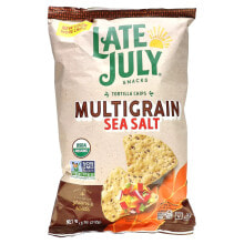 Late July, Snacks, Tortilla Chips, Multigrain Sea Salt, 7.5 oz (212 g)