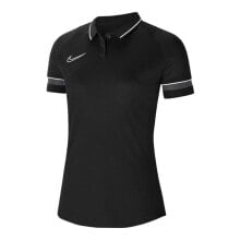 Женские кроссовки женская футболка поло спортивная черная Nike
