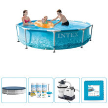 Prefabricated and inflatable pools