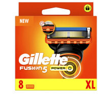 Купить мужские бритвы и лезвия Gillette: FUSION 5 POWER charger 8 refills