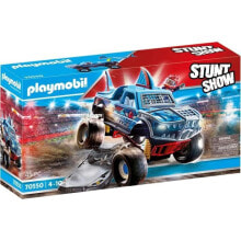 Игровой набор с элементами конструктора Playmobil Трюковое шоу Акула-монстр 70550
