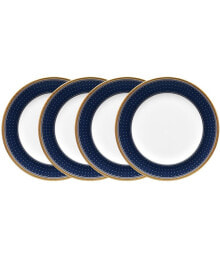 Noritake blueshire Set of 4 Bread Butter and Appetizer Plates, Service For 4