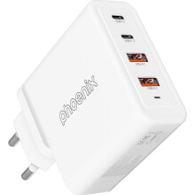 PHOENIX TECHNOLOGIES 100GAN2UC2UA-W 65W USB-C Wall Charger