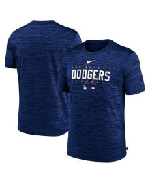 Nike men's Royal Los Angeles Dodgers Authentic Collection Velocity Performance Practice T-shirt