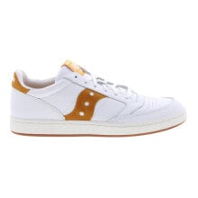 Купить белые мужские кроссовки Saucony: Saucony Jazz Court S70555-7 Mens White Leather Lifestyle Sneakers Shoes