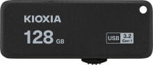 Kioxia TransMemory U365 USB флеш накопитель 128 GB USB тип-A 3.2 Gen 1 (3.1 Gen 1) Черный LU365K128GG4