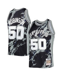 Mitchell & Ness men's David Robinson Black San Antonio Spurs 1998-99 Hardwood Classics Marble Swingman Jersey