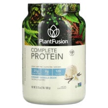 Растительный протеин ПлэнтФьюжэн, Complete Protein, сливочная ваниль, 900 г (2 фунта)