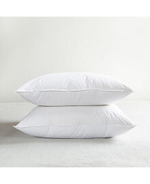 Bokser Home 2 Pack Medium White Duck Feather & Down Bed Pillow - King