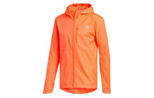 adidas 运动跑步夹克外套 男款 橙红色 / Куртка Adidas Trendy_Clothing FM6926
