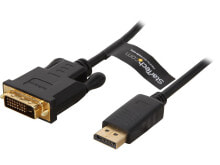 StarTech.com DP2DVIMM3BS 3 foot DisplayPort to DVI Active Adapter Converter Cabl купить онлайн