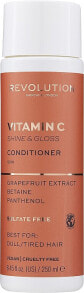 Conditioner für stumpfes Haar mit Grapefruitextrakt, Vitamin C, Betain und Panthenol - Makeup Revolution Vitamin C Shine & Gloss Conditioner