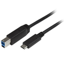 Компьютерные разъемы и переходники StarTech.com USB315CB2M USB кабель 2 m 3.2 Gen 1 (3.1 Gen 1) USB C USB B Черный
