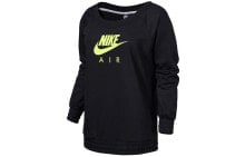Nike Air 休闲宽松圆领套头卫衣 女款 黑色 / Толстовка Nike Air Sweatshirt CU5427-011