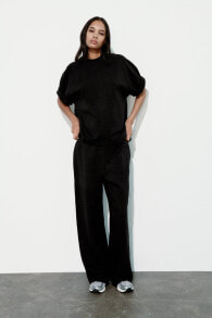 Interlock jogger trousers