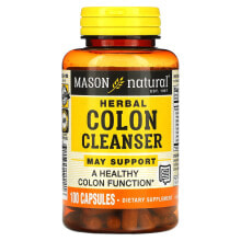 Mason Natural, Herbal Colon Cleanser, 100 Capsules