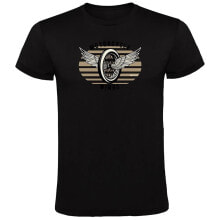 KRUSKIS Motorcycle Wings Short Sleeve T-Shirt