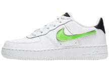 Nike Air Force 1 Low LV8 3 低帮 板鞋 GS 白绿 / Кроссовки Nike Air Force 1 Low LV8 3 GS AR7446-100