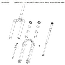 ROCKSHOX Decal Kit SID Select Plus