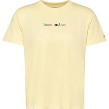 TOMMY JEANS Reg Color Serif Linear Short Sleeve T-Shirt