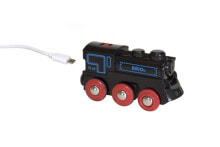 Локомотив BRIO с mini usb кабелем  с аккумулятором,33599 игрушечный поезд