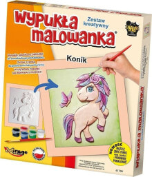 Раскраски для детей wypukła Malowanka - Mały Konik