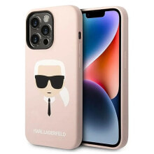 KARL LAGERFELD Klhmp14XSlkhlp iPhone 14 Pro Max 6.7 Silicone Karl`S Head phone case