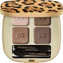 Lidschattenpalette - Dolce&Gabbana Felineyes Powder Eyeshadow Quad