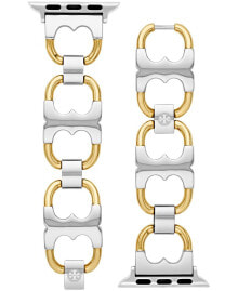 Tory Burch two-Tone Stainless Steel Gemini Link Bracelet For Apple Watch® 38mm/40mm