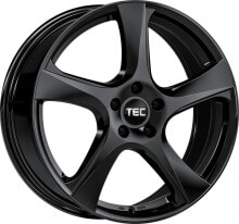 Колесный диск литой TEC Speedwheels AS5 black glossy 7x17 ET35 - LK5/112 ML72.5