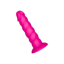 Strukturierter Dildo aus Silikon, 17 cm