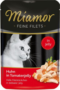 Купить влажные корма для кошек Miamor: Miamor Miamor Feine Filets saszetka kurczak i pomidory - 100g