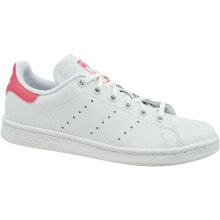 Детские демисезонные кроссовки и кеды для девочек кроссовки для девочки adidas Originals белый цвет, на шнуровке